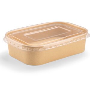 Rectangular Paper Container - Kraft