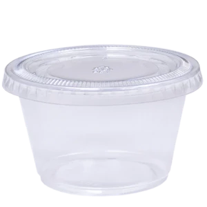 Portion Pot + Lid PP+PET Clear