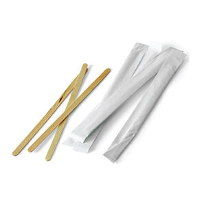 Wooden Stirrer Individually Wrapped (5,000 units)