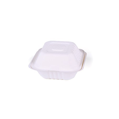 Bagasse Biodegradable Clam Shell Box
